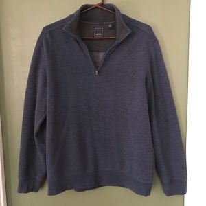 Blue Half-Zip Sweater